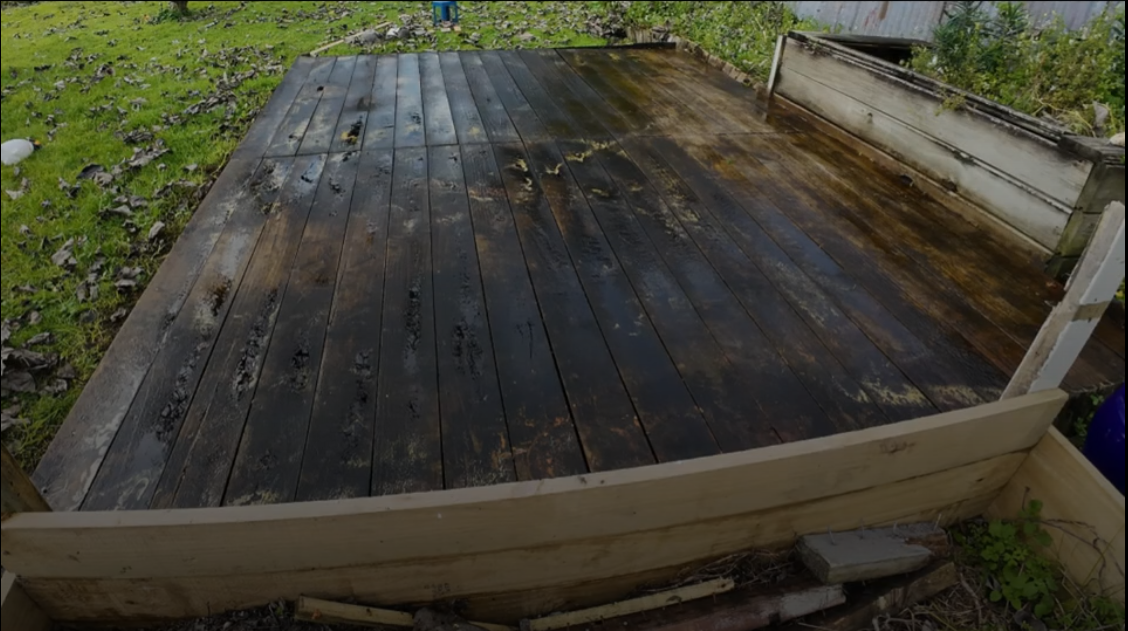 Deck Cleaning Technique