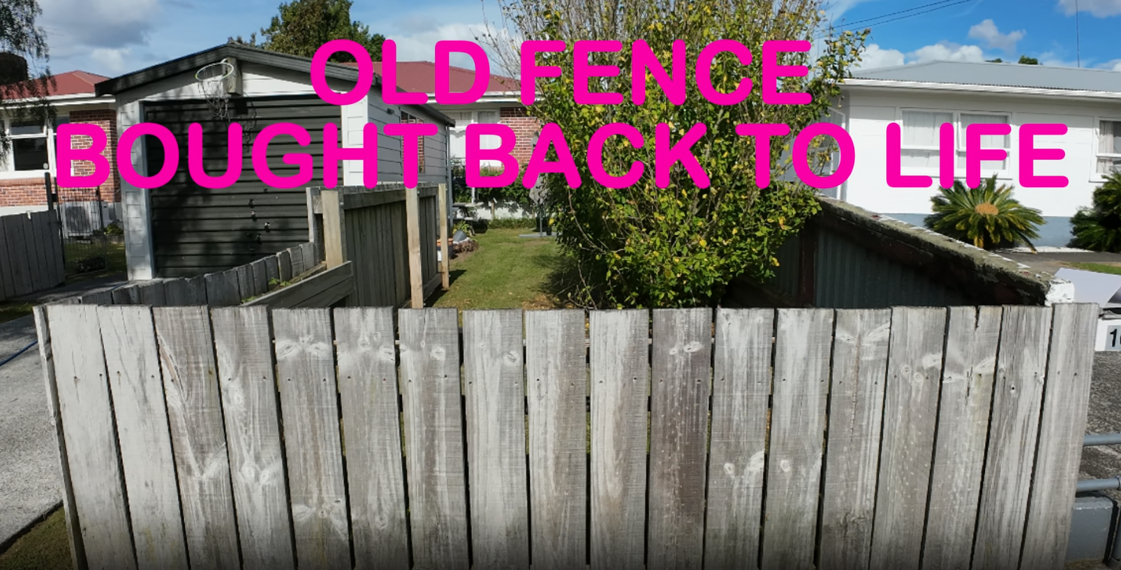 Fence Cleaning Time-lapse