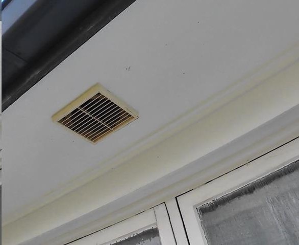 Before water blasting